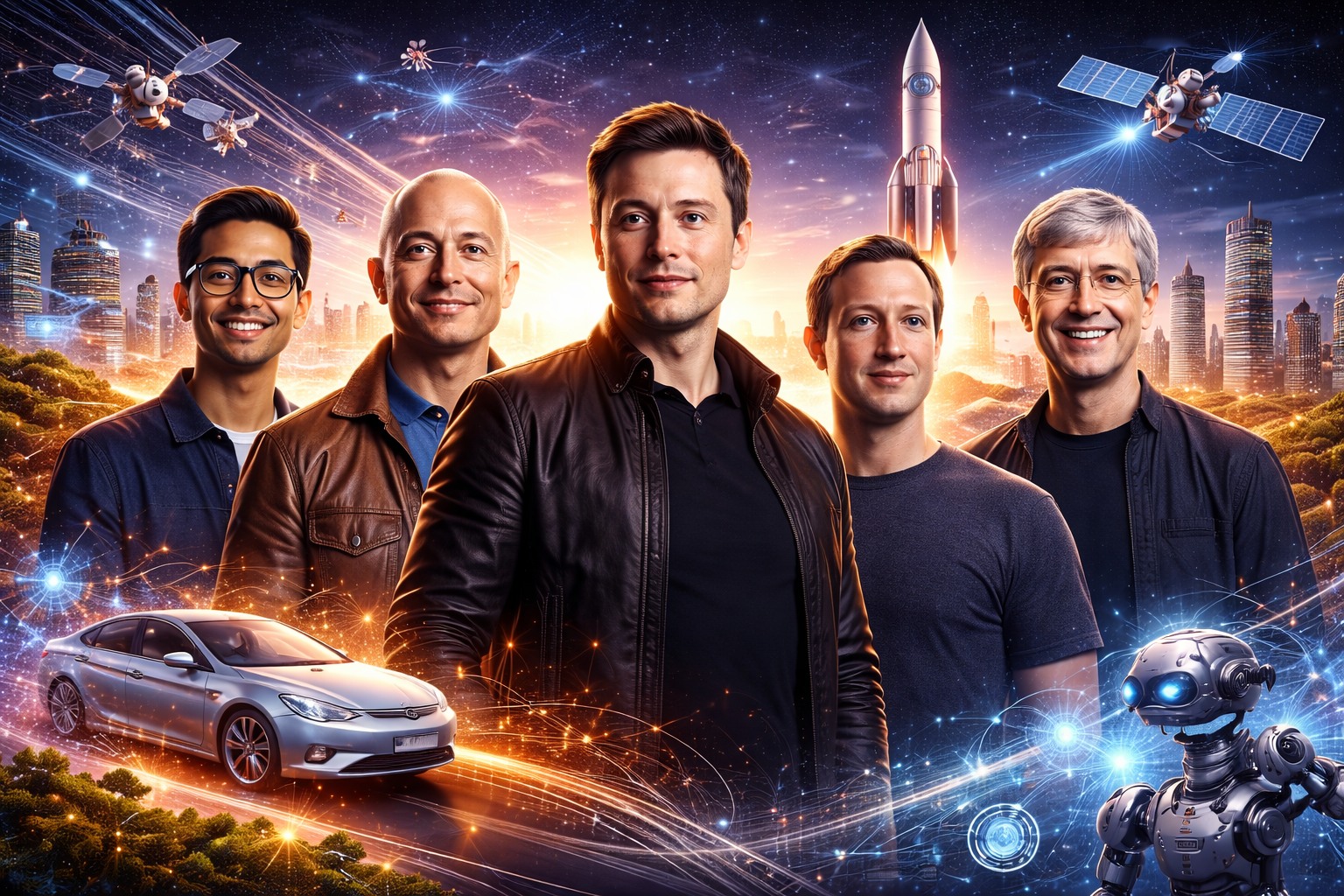 Tech Billionaires Dominating the Future: Powering the Next Era of Innovation