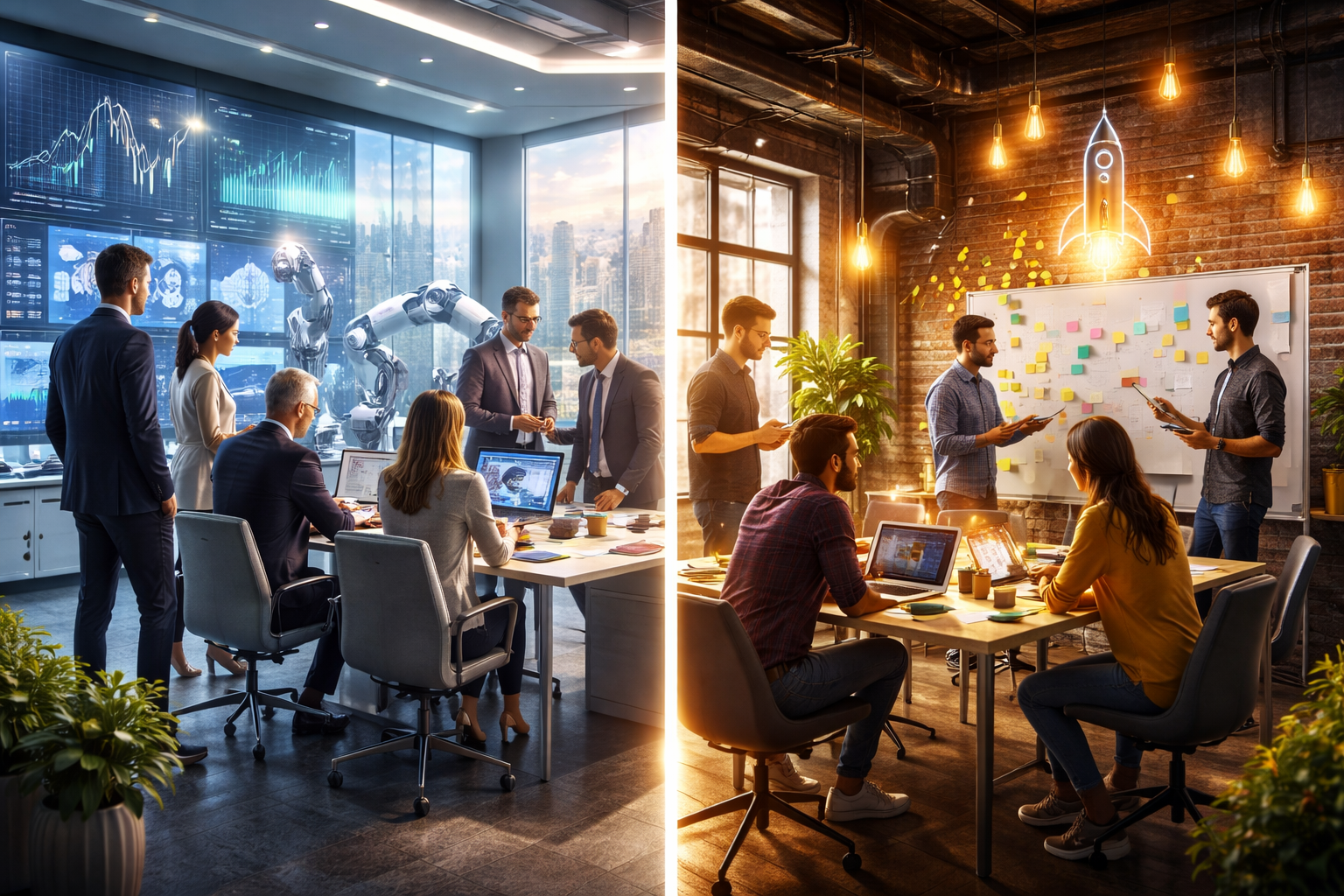 Corporate Innovation vs Startup Innovation: How Big Companies and Startups Build the Future